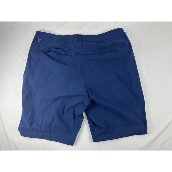 Lululemon Commission Navy Blue Tech Walk Chino Shorts Mens Waist Size 36 - Picture 2 of 9
